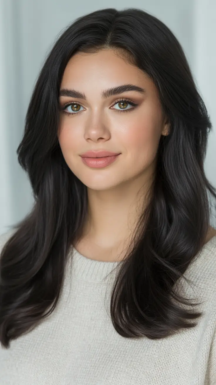 summer hair color ideas 2026 sun kissed Classic Espresso Layers for Polished Brunette Shine