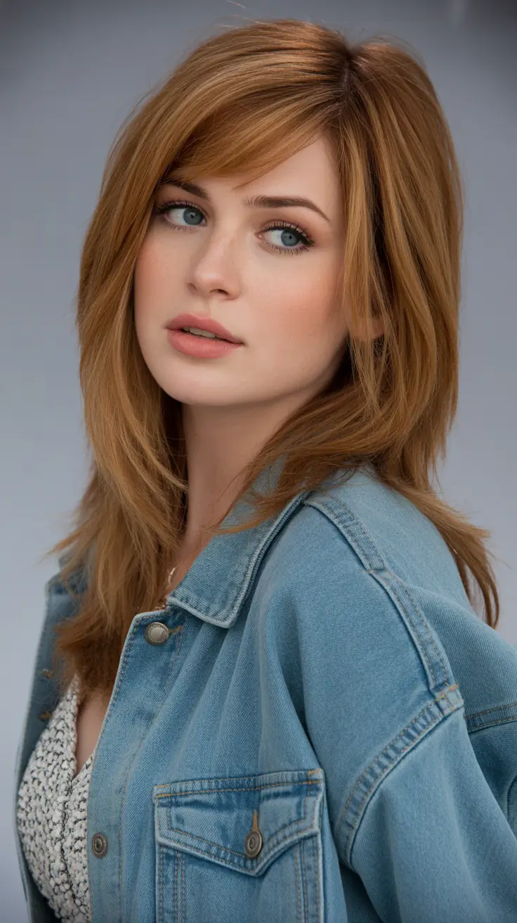 summer hair color ideas 2026 sun kissed Soft Copper Layers for Radiant Summer Red