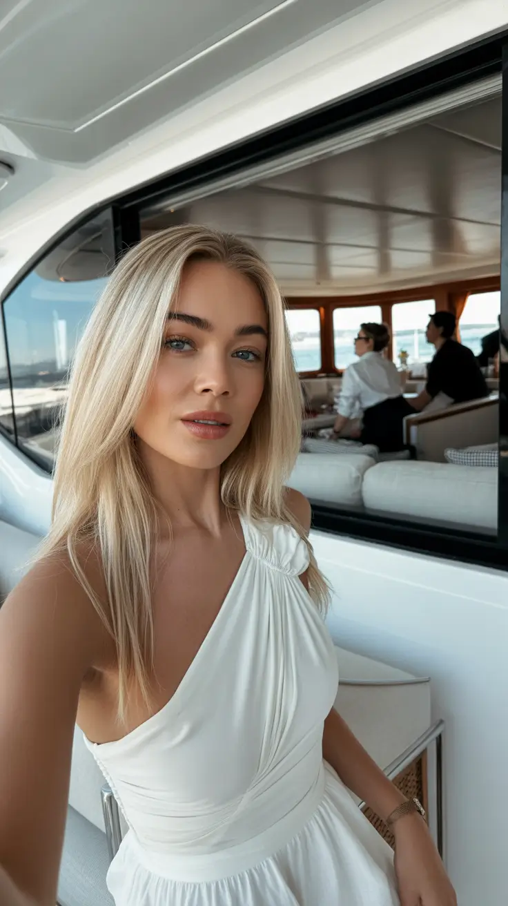 summer hair color ideas 2026 sun kissed Champagne Coastal Blonde for Luxurious Summer Light