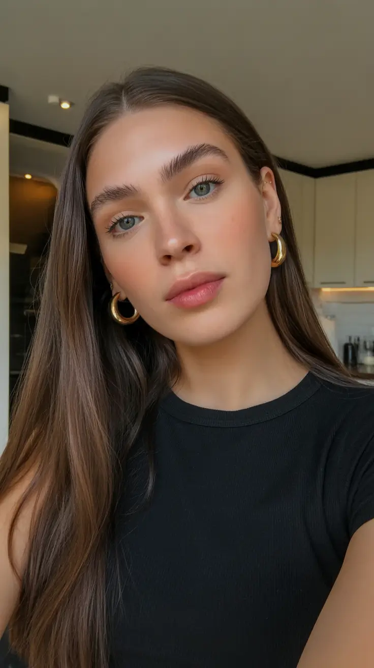 summer hair color ideas 2026 sun kissed Rich Espresso Shine for Modern Dark Hair