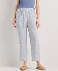 pants 100% European Linen Tapered Ankle Pants Quince $42