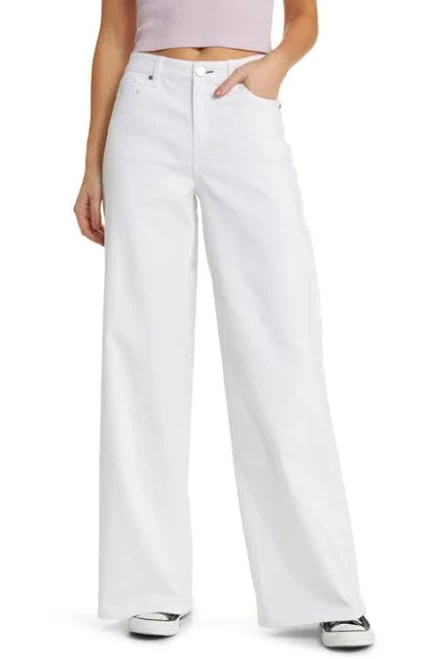 bottom 1822 Denim Women's High-Waist Wide-Leg Jeans Nordstrom $69