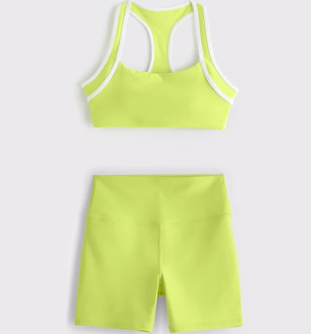 activewear Abercrombie & Fitch Women's sculptLUX Sports Bra & Bike Short Set Abercrombie & Fitch $29.99