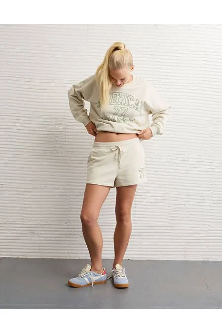 shorts AE Women's High-Waisted Knit Shorts American Eagle Outfitters $19.97
