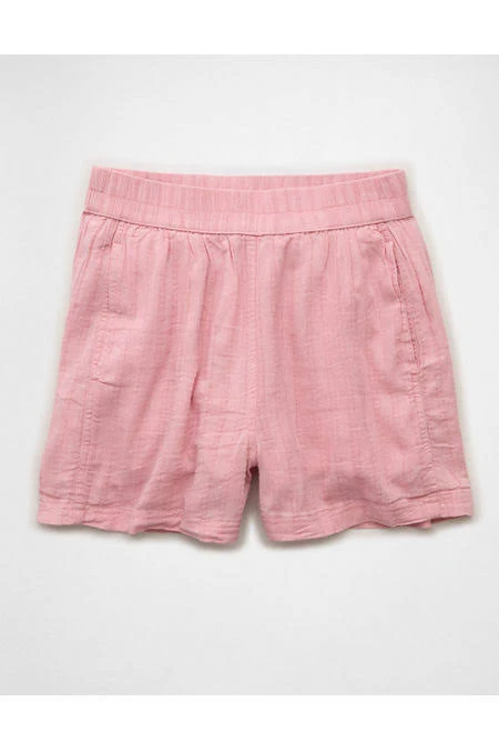shorts AE Women's High-Waisted Linen-Blend Soft Shorts American Eagle Outfitters $37.95