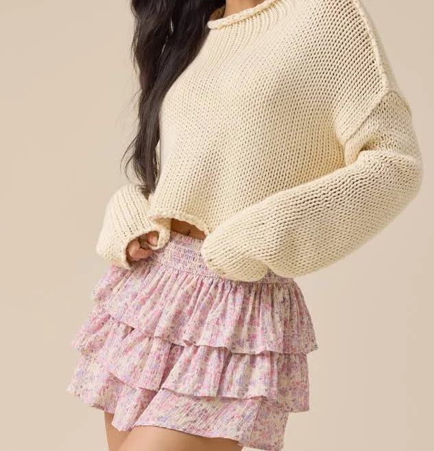 skirt Altar'd State Emily Tiered Mini Skirt Altar'd State $20.99