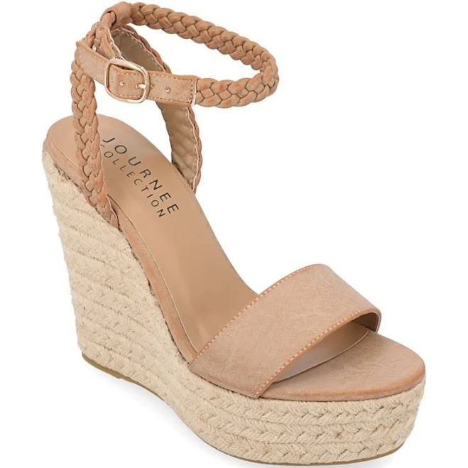 shoes ANDiah Women's Espadrille Wedge Sandals Famous Footwear $59.49