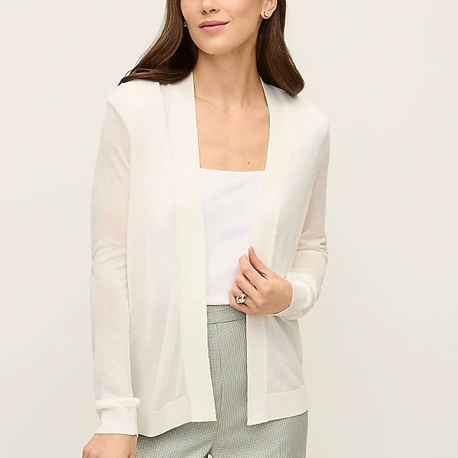 layer Ann Taylor Women's Lightweight Open Cardigan Ann Taylor $34.75