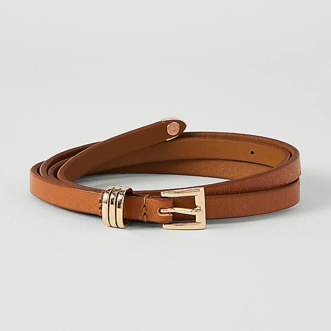 accessory Ann Taylor Women's Skinny Leather Belt Ann Taylor $41.65