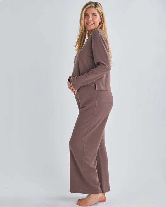 matching set Anna 2-Piece Maternity Lounge Wear Set Angel Maternity US $20