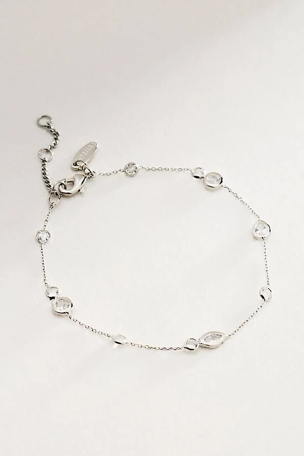 accessory Anthropologie Mixed Crystal Delicate Bracelet Anthropologie $42