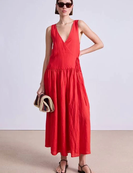 dress Apiece Apart Tiered Wrap Maxi Dress shop.apieceapart.com $100