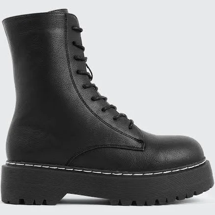 shoes Ardene Women's Chunky Sole Combat Boots Ardene $16.47