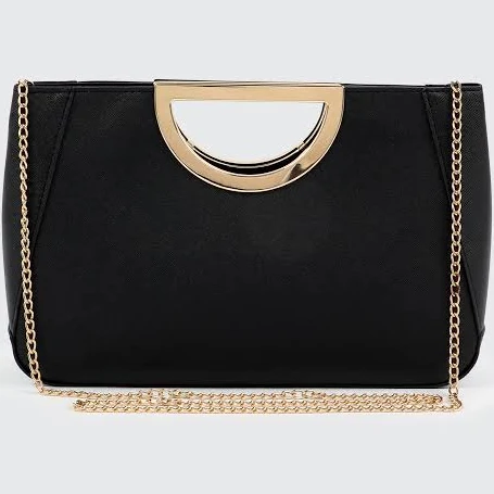 bag Ardene Women's Evening Bag with Gold Handles Ardene $20.93