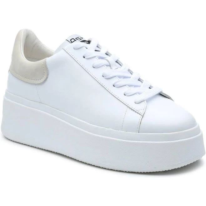 shoes Ash Moby White Platform Sneakers Women's Ash $129.99