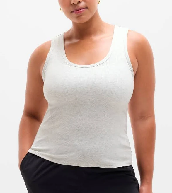 top Athleta Women's Signature Rib Scoop Tank Athleta $45