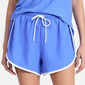 shorts Athletic Works Women's Piped Running Shorts Walmart $10.98