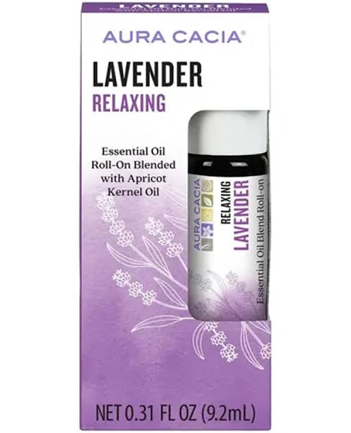 accessory Aura Cacia Lavender Essential Oil Roll On PureFormulas.com $5.55