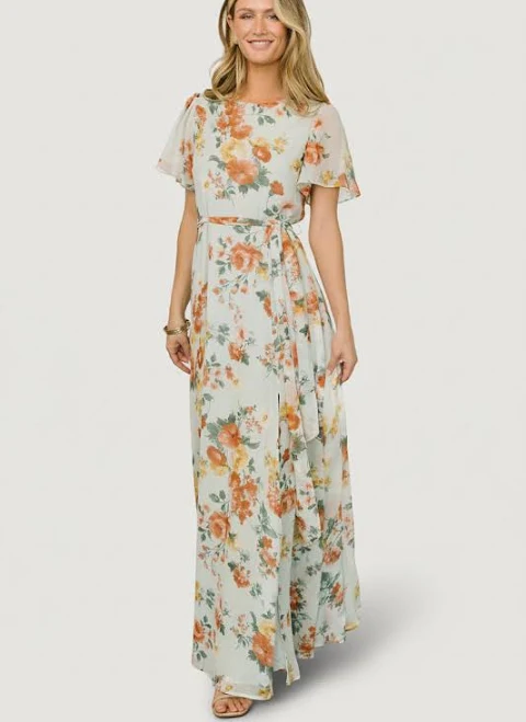 dress Baltic Born Naomi Floral Chiffon Maxi Dress Baltic Born $45