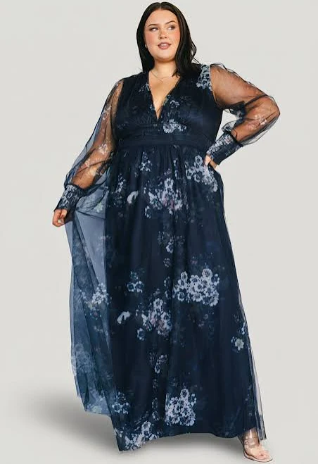 dress Baltic Born Women's Layla Floral Tulle Maxi Dress Baltic Born $70