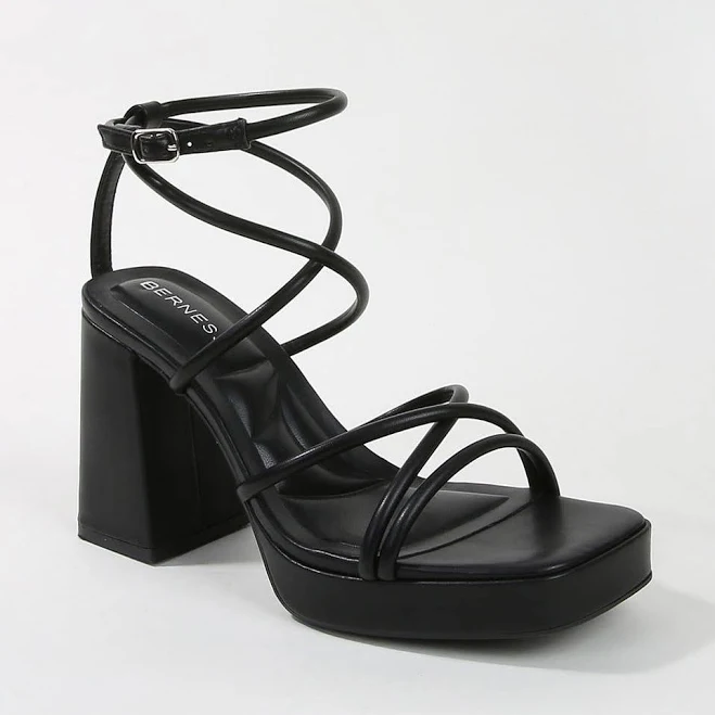 shoes BERNESS Women's Aggie Strappy Platform Heels Macy's $34.99