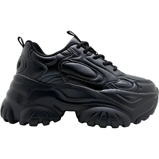 shoes BERNESS Women's Blair Chunky Platform Sneakers LA Style Rush $62.1