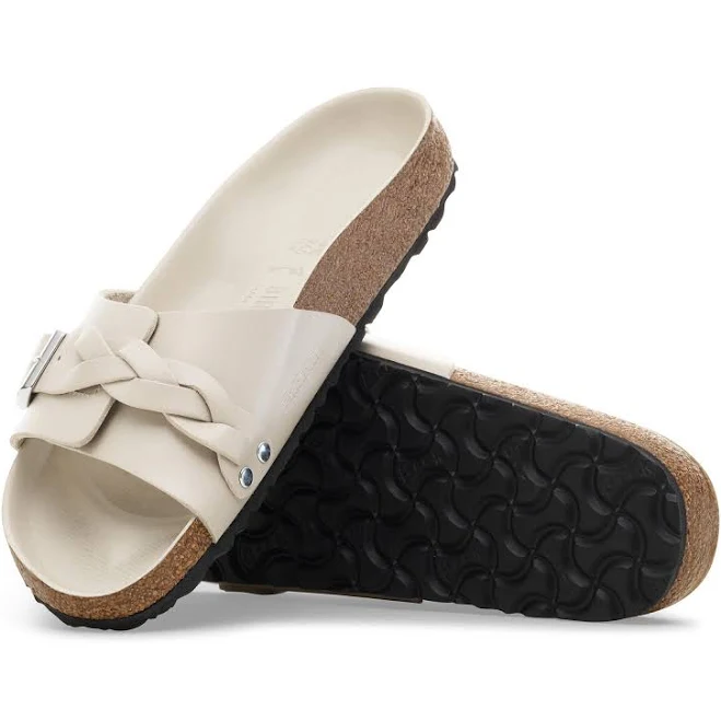 shoes Birkenstock Oita Braided Leather One-Strap Sandals BIRKENSTOCK $140