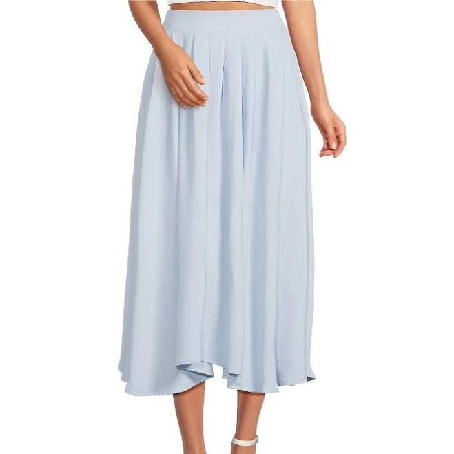 skirt Blu Pepper Juniors Flared Pleated Midi Skirt Dillard's $26.13