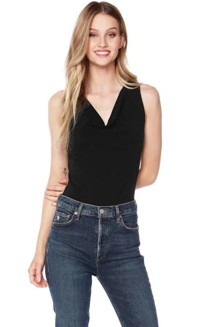 top Bobi Women's Cowl Neck Bodysuit The Posh Loft $10