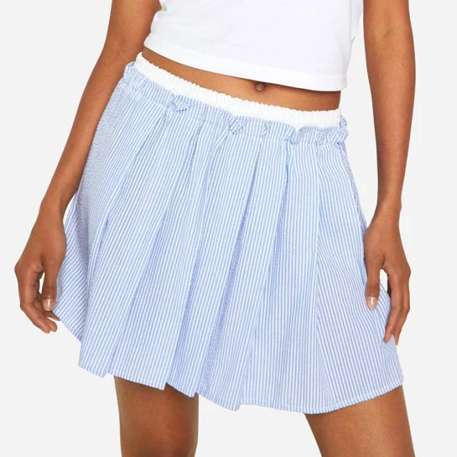 skirt Boohoo Women's Crinkle Pleated Mini boohoo USA $25.6