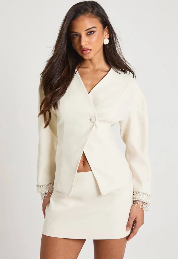 bottom Boohoo Women's Tailored A-Line Skirt boohoo USA $22.4