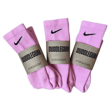 accessory Bubblegum Pink Pack Nike Crew Socks Dri Fit, Unisex Adult Large, 3 - Pack, Adult Unisex, Size: Men 8 to 12 Women 7+ Walmart - Rollin Supply $29.99
