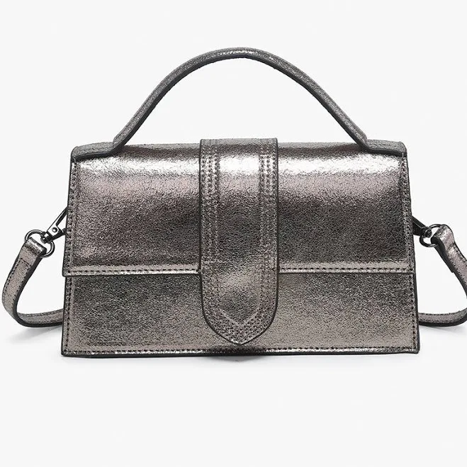 bag Capri Vegan Metallic Clutch Jen & Co. $30