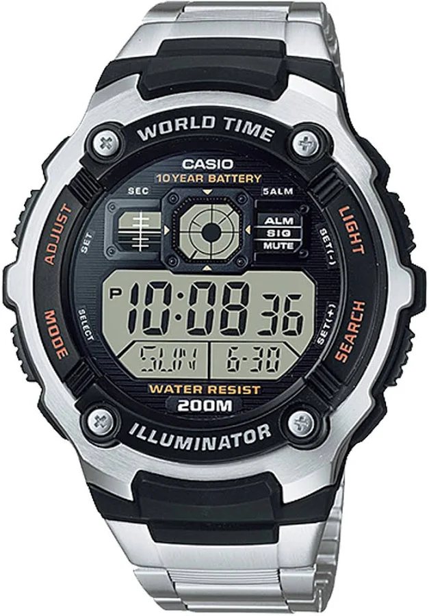 accessory Casio Men's AE-2000WD-1AV Multifunctional Digital Sport Watch Casio America $64.95