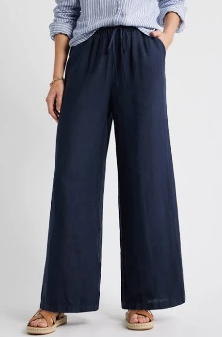 pants Caslon Easy Wide Leg Linen Pants Nordstrom $79.5