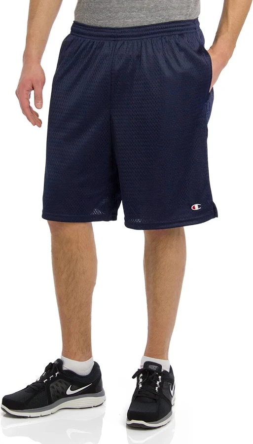 shorts Champion Men's Classic Mesh Shorts Essential Apparel $18