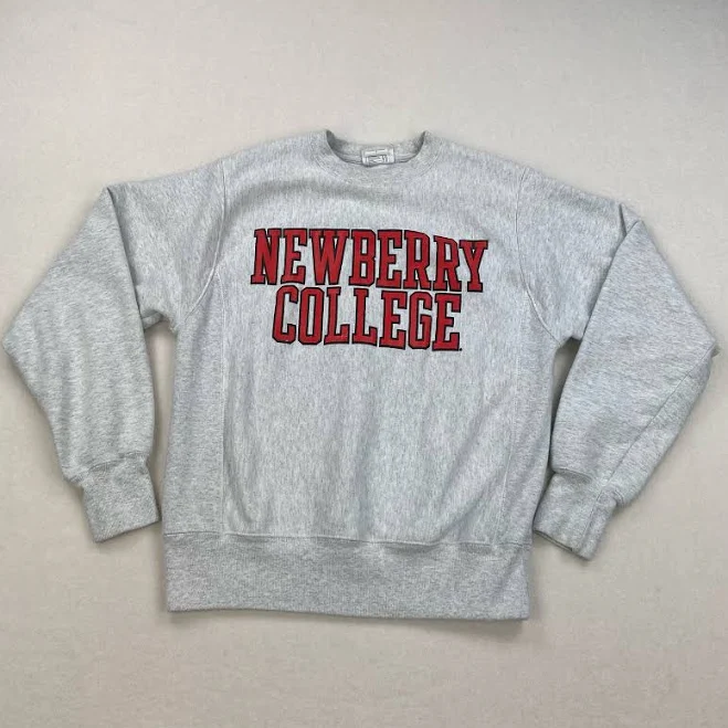 top Champion Shirts | Champion Heather Gray Sweatshirt With Red College Print | Color: Gray/Red | Size: S | Sharonbretz's Closet Poshmark $25