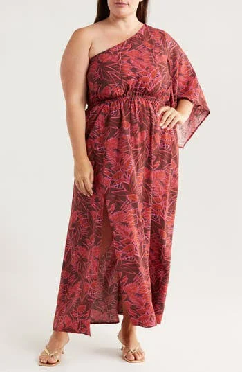 dress Chelsea28 One-Shoulder Floral Maxi Dress Nordstrom Rack $38.97