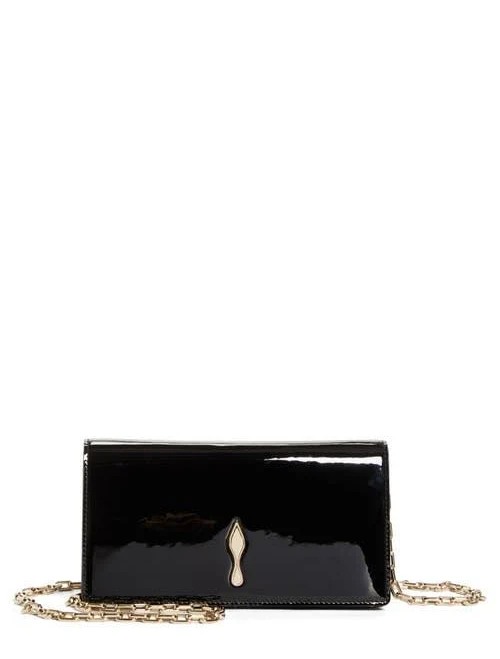 bag Christian Louboutin Bettina Patent Calf Leather Clutch Nordstrom $1590