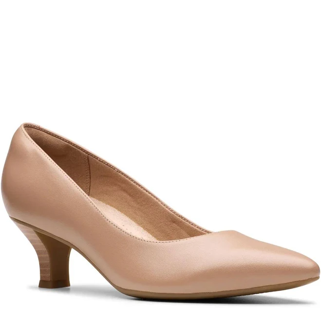 shoes Clarks Women's Kepley Vine Leather Pumps DSW $69.99