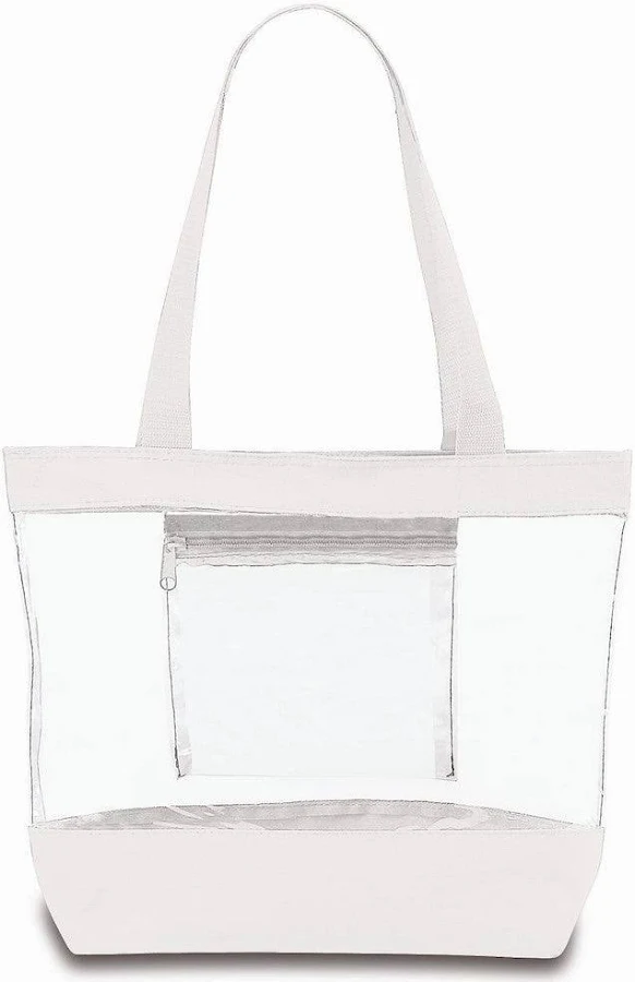 bag Clear Zipper Tote Bag Clear Handbags and More $10.99