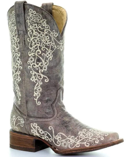 shoes Corral Women's Brown Crater Bone Embroidery Boots Boot Barn $229