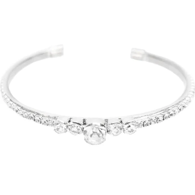 accessory Crystal Rhinestone Wire Cuff Bracelet Rosemarie Collections $20