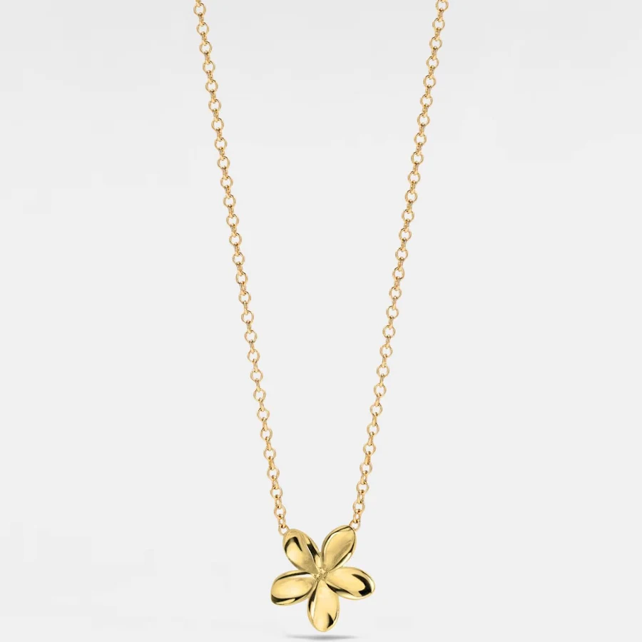 accessory Dainty Gold Flower Charm Necklace Perimade & Co. $26.95