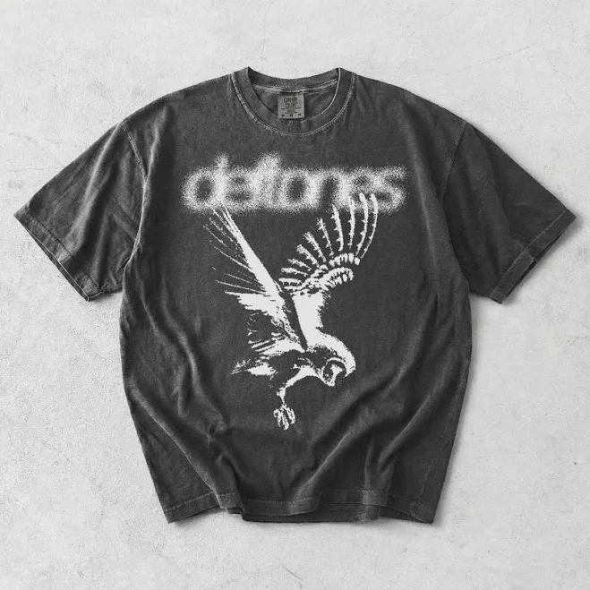 top Deftones Grunge Graphic Tee Etsy - Seller $20.25