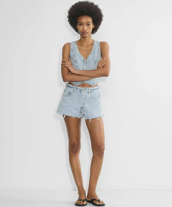 bottoms Denim Forum Women's Ex-Boyfriend Hi-Rise Denim Shorts Aritzia $47.6