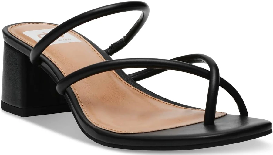 shoes Dv Dolce Vita Women's lumena Strappy Slide Block-Heel Sandals Macy's $39