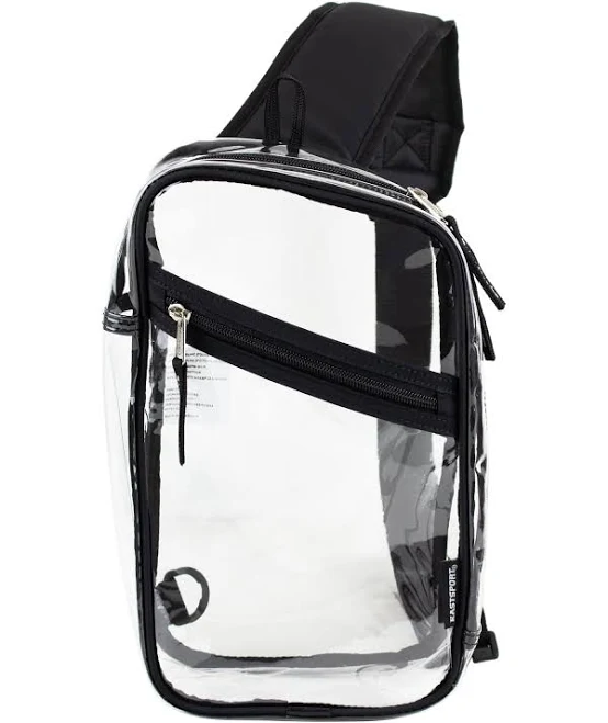 bag Eastsport Unisex Clear Stadium Approved Sling Gear Bag Walmart $12.68