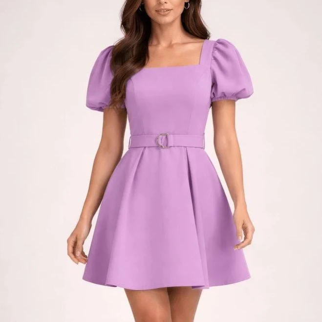 dress Elly Puff-Sleeve Mini Dress ELLY $150