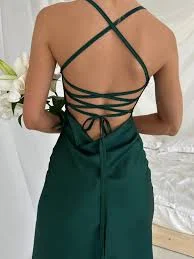 dress Emerald Green Silk Slip Dress with Cowl Neck for Special Occasions, Backless Midi Slip Dress, Sheath Dress for Bridesmaids, Birthday Girls Etsy $79.99
